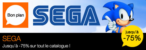 Offre spéciale SEGA